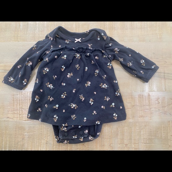 7 PIECE SET baby girl Newborn Carters H&M ruffle pink onesie bodysuit - Picture 16 of 16